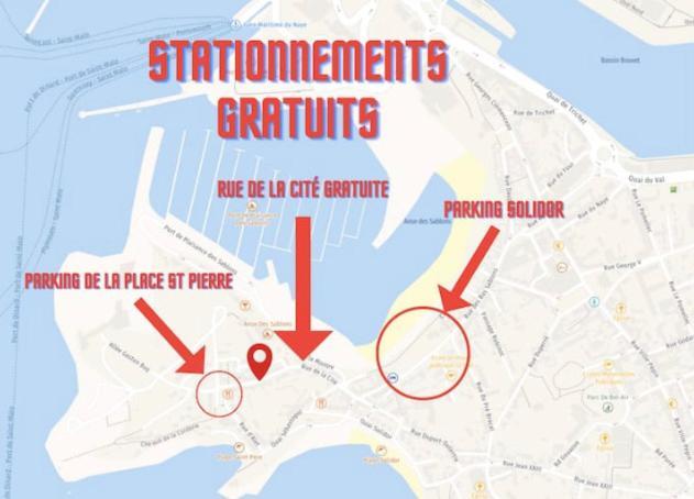 Appartement Aquaroom Rdc - Plage 50M - Rue Gratuite サン・マロ エクステリア 写真